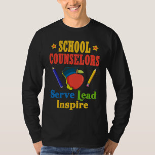 T-shirt Les Conseillers Scolaires Servent à Diriger Inspir