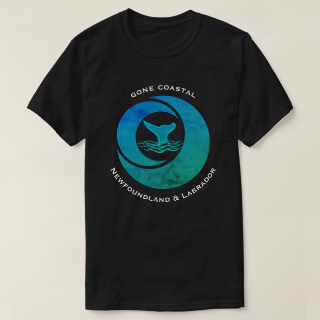 T-shirt Les côtes de Terre-Neuve-et-Labrador - (Design devant)