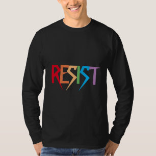 T-shirt Les couleurs d'arc-en-ciel résistent