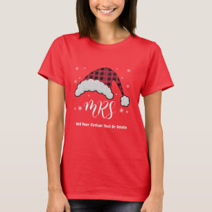 T-shirt Les couples de Noël de Mme Santa Claus corresponde