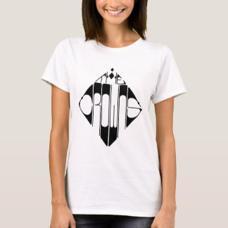 T-shirt Les couronnes ont adapté la chemise de dames
