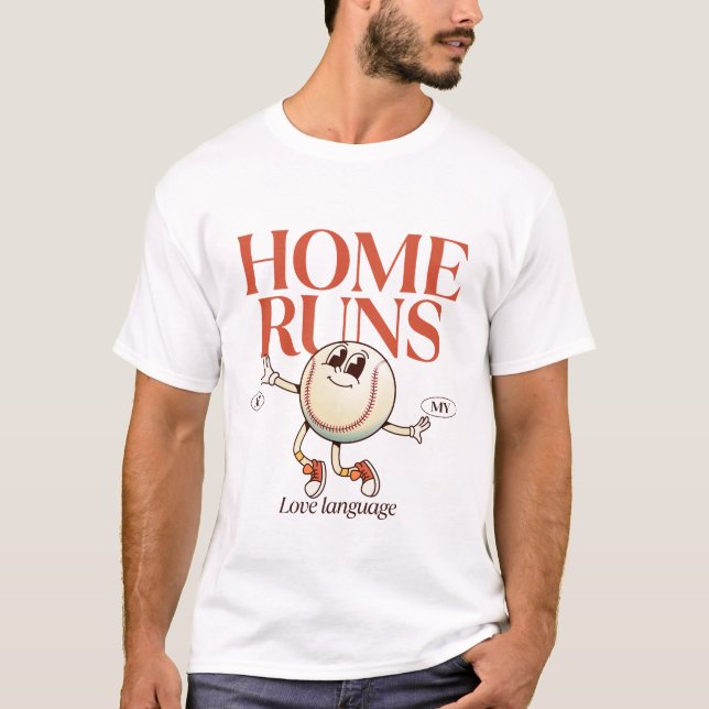 T-shirt Les courses à domicile sont ma langue d'amour (Devant)