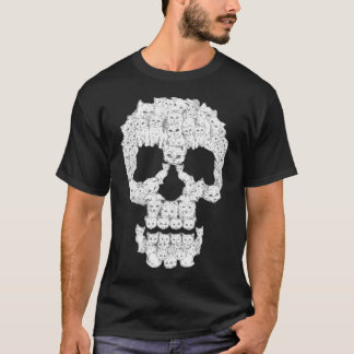 T-shirt Les crânes sont pour la famille Pussies
