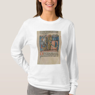 T-shirt Les croisés bombardent Nicaea avec des têtes en