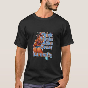 T-shirt Les Cuisses Épais Rendent Les Feux Amusants Pour