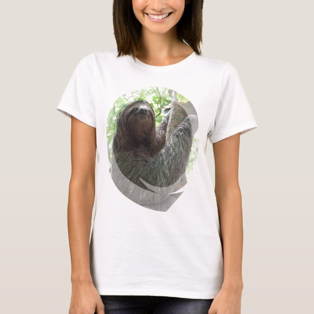T-shirt Les dames de conception de photo de paresse ont (Devant)