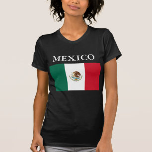 T-shirt Les Dames du Drapeau du Mexique portent un petit T