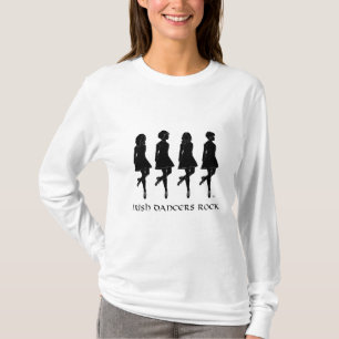 T-shirt Les danseurs irlandais à claquettes roulent en sil