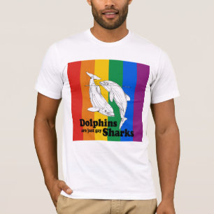 T-shirt Les dauphins sont les requins gais