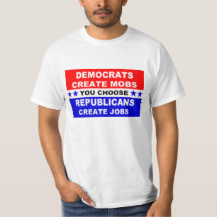 T-shirt Les Démocrates créent des mobilisations