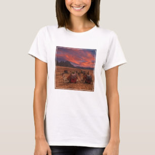 T-shirt Les déserts   Camels Sinai Mountains Egypte