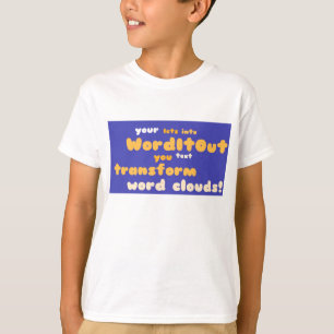 T-shirt Les dessus des enfants : disposition avant