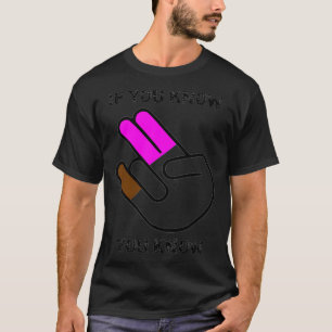 T-shirt Les deux Shocker dans le rose dans le puant heureu
