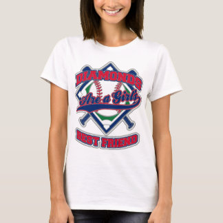 T-shirt Les diamants sont le meilleur ami d'une fille