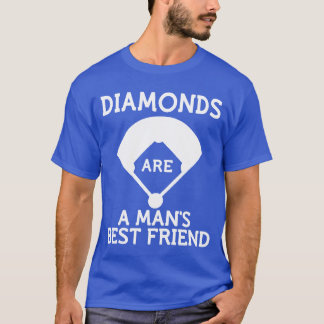 T-shirt Les Diamants Sont Un Mans Meilleur Ami ami