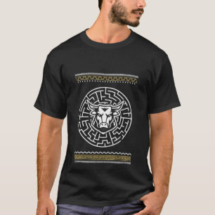 T-shirt Les dieux grecs antiques Mythologie Minotaure Maze