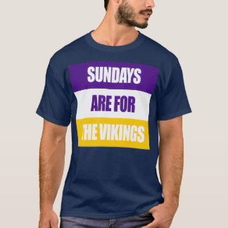 T-shirt Les Dimanche Sont Pour Les Vikings 1