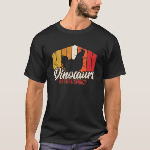 T-shirt Les dinosaures ne sont pas éteints   Poulet   Ferm