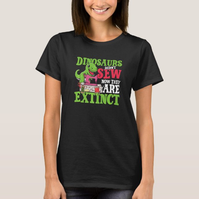 T-shirt Les dinosaures n'ont pas couché maintenant ils son (Devant)