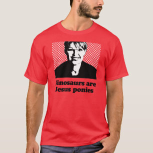 T-shirt Les dinosaures sont des poneys de Jésus