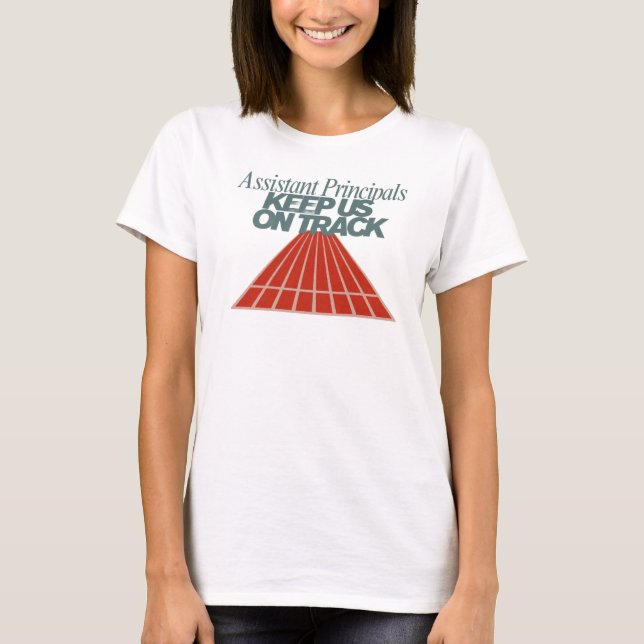 T-shirt Les directeurs adjoints nous tiennent sur la piste (Devant)