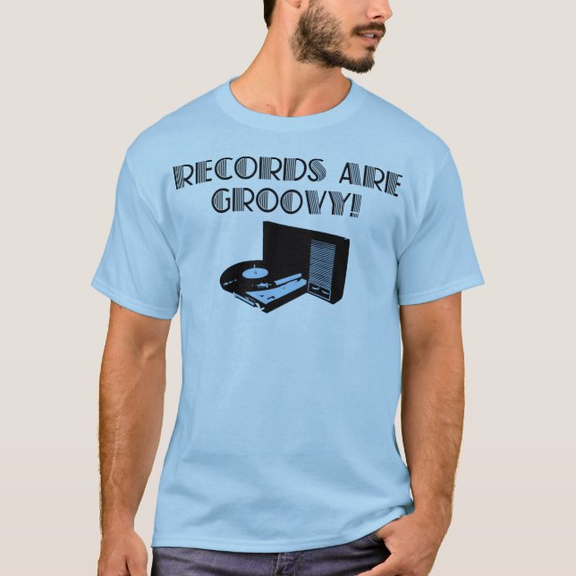 T-shirt Les disques sont super ! (Devant)