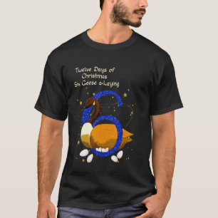 T-shirt Les douze jours de Noël Designs colorés 1