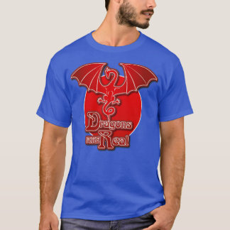 T-shirt Les dragons sont vraiment rouges