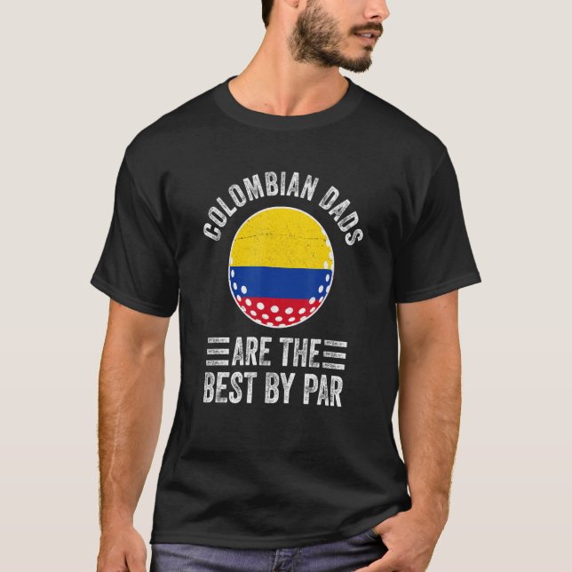 T-shirt Les Drapeaux Colombiens Sont Les Meilleurs Par Par (Devant)