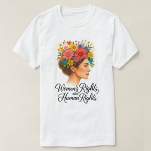 T-shirt Les droits de la femme sont des droits de l'homme 
