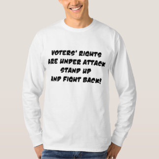 T-shirt Les droits des électeurs