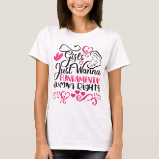 T-shirt Les droits humains des filles