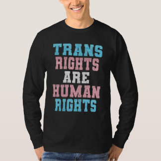 T-shirt Les Droits Trans Sont Des Droits De L'Homme Trans