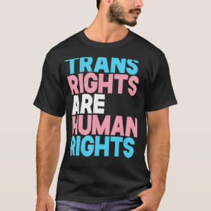 T-shirt Les Droits Trans Sont Des Droits De L'Homme Transg