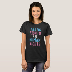 T-shirt Les droits trans sont des droits humains