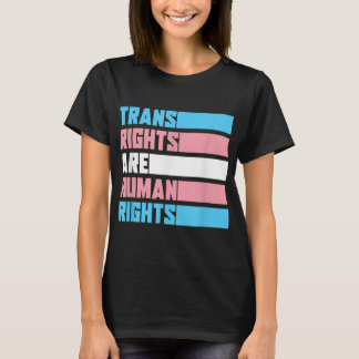 T-shirt Les Droits Trans Sont La Fierté Des Droits De L'Ho