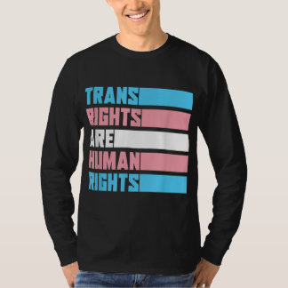 T-shirt Les Droits Trans Sont La Fierté Des Droits De L'Ho