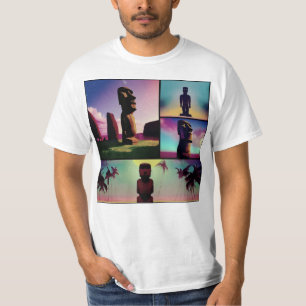 T-shirt Les Dudes de l'île de Pâques