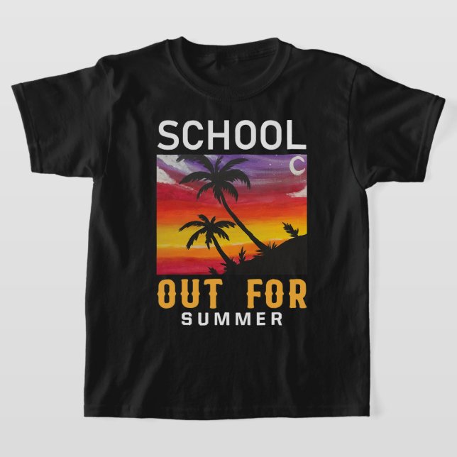 T-shirt Les Écoles Pour L'Été Dernier Jour De L'Ananas De  (Poser)