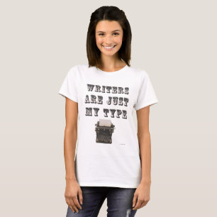 T-shirt Les Écrivains Cheeky Sont Mon Type Flirty Booklove
