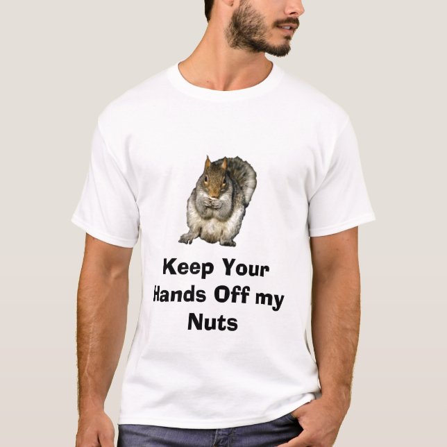 T-shirt les écrous carrés 1,2, gardent vos mains outre de (Devant)