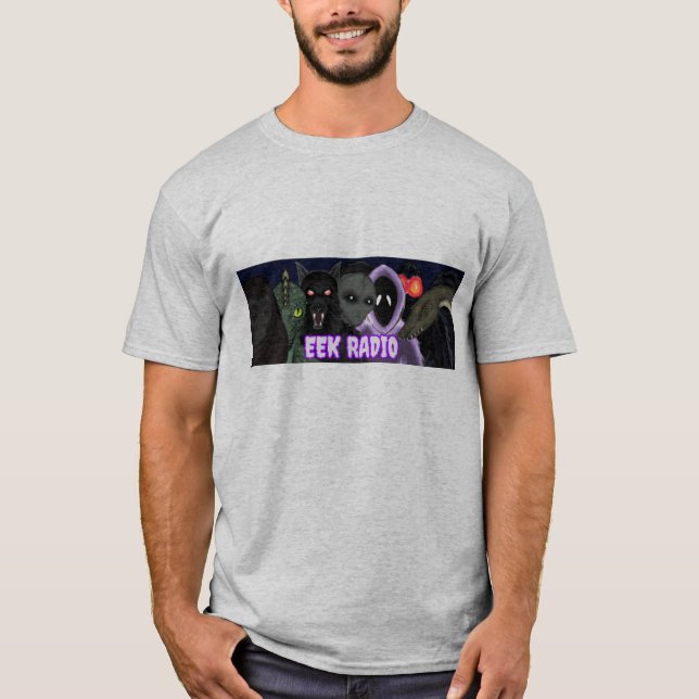 T-shirt Les EEK transmettent par radio, lizardman, (Devant)