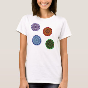 T-shirt Les Eléments Chemise Lumière Femmes Mandalas
