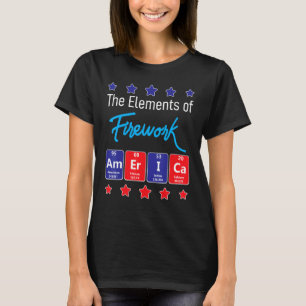T-shirt Les Éléments De Firework Merica Firework Director