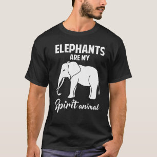 T-shirt Les éléphants Sont Mon Esprit Animal Elephant Pour