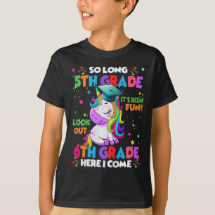 T-shirt Les enfants, à bientôt, 5e année, finie, me voici