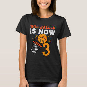 T-shirt Les enfants Ce Ller a maintenant 3 ans Sketll 3e a
