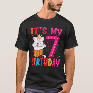 T-shirt Les enfants c'est mon 7ème anniversaire pour les 7