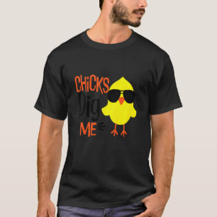 T-shirt Les Enfants Chick Me Creuser Christian Pâques Day 
