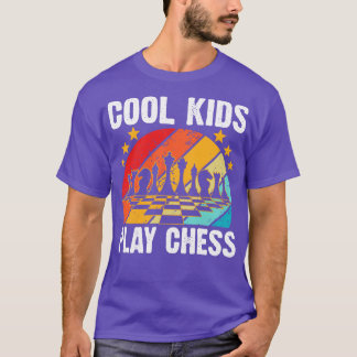T-shirt Les Enfants cool Jouent Aux Échecs